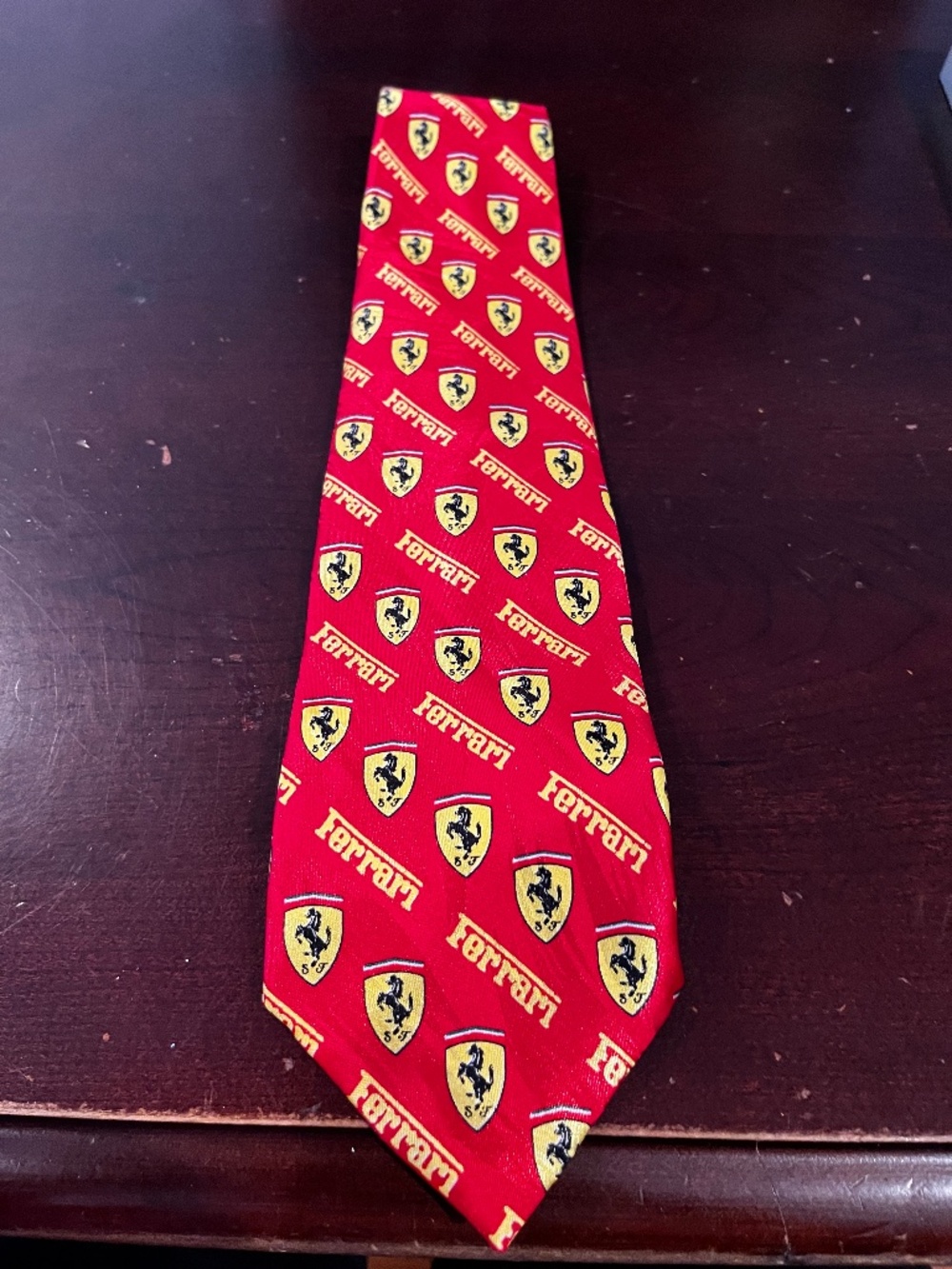 T- Hand-Made Italy Collection Ferrari Silk Tie